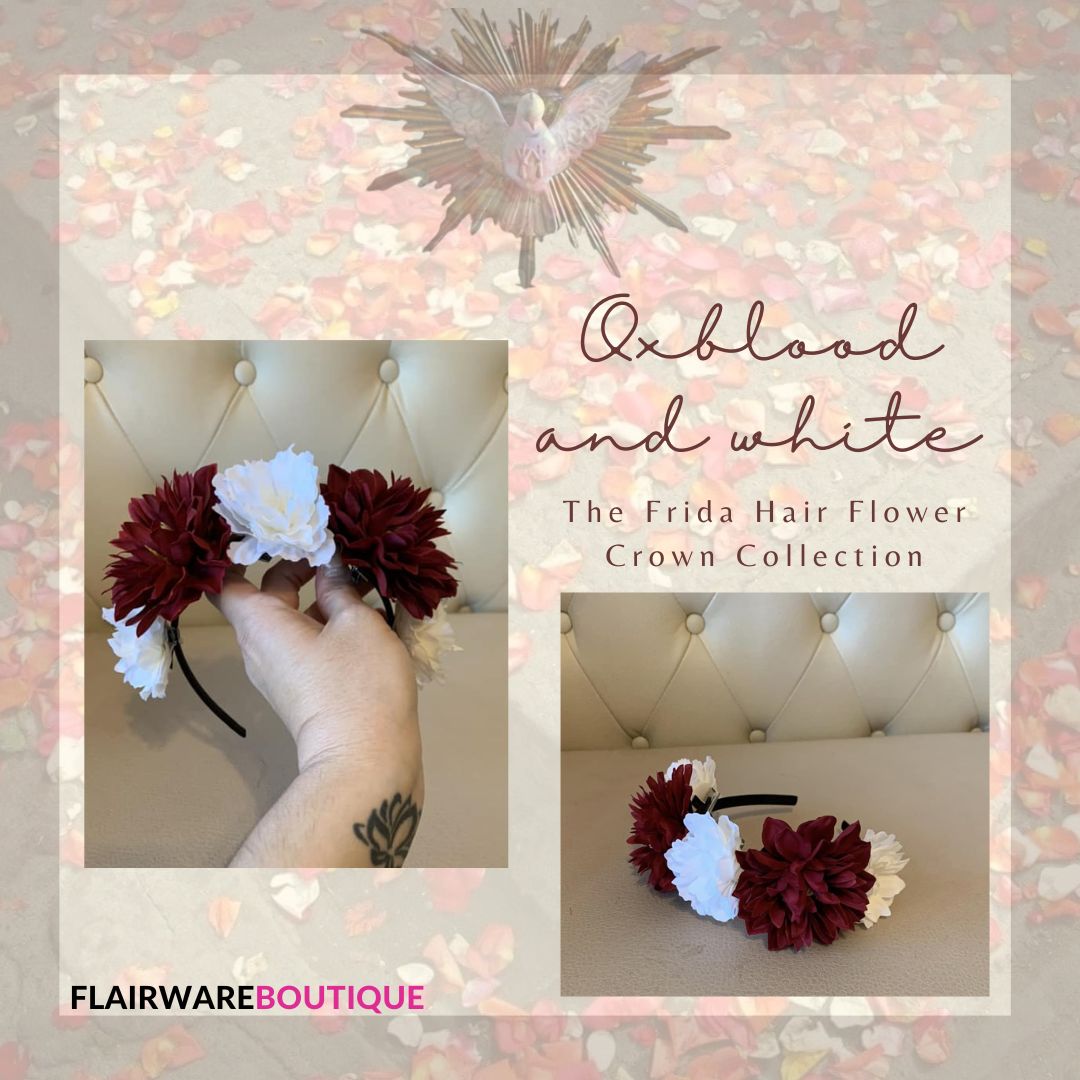 Frida Hair Flower Crown Collection - Flairware Boutique