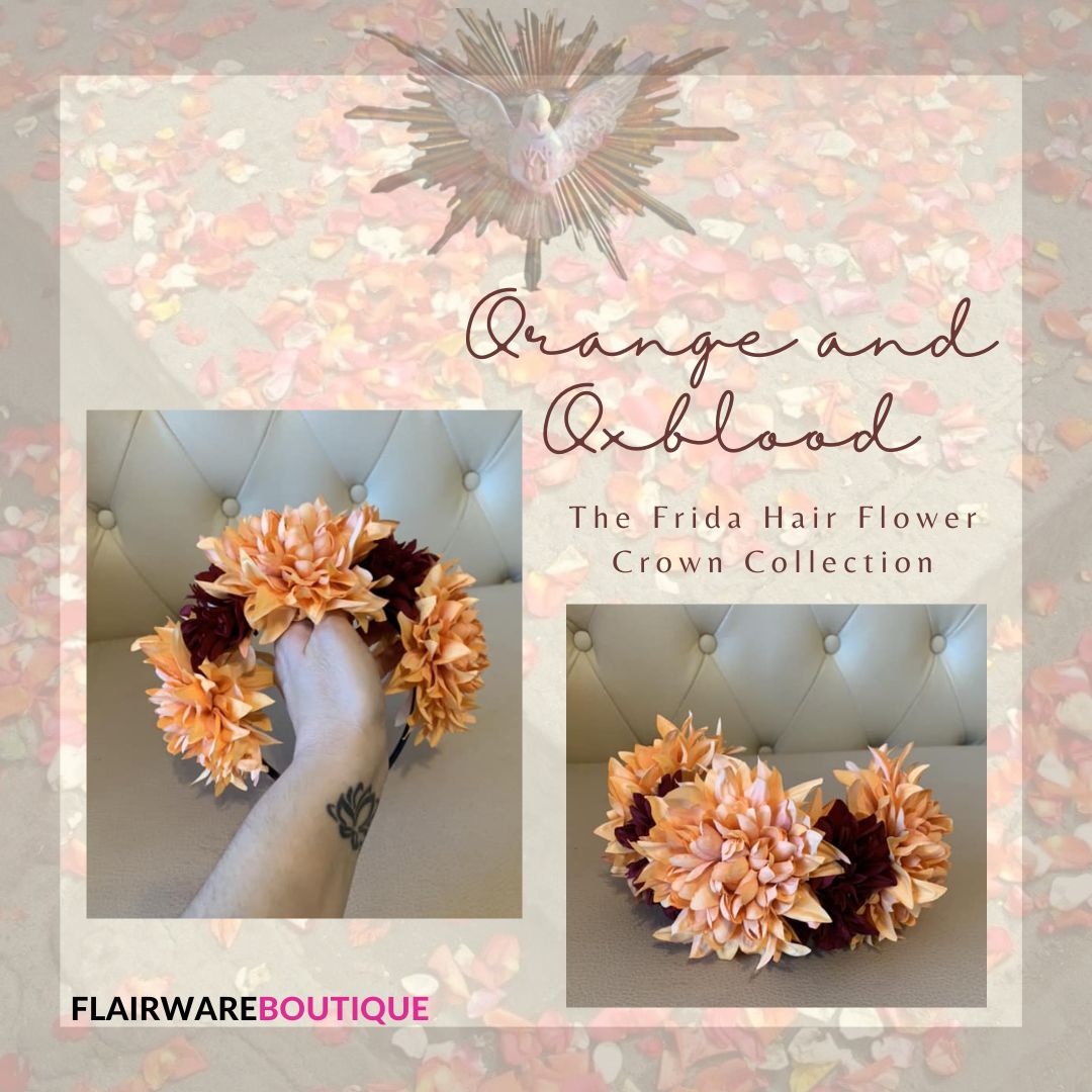 Frida Hair Flower Crown Collection - Flairware Boutique