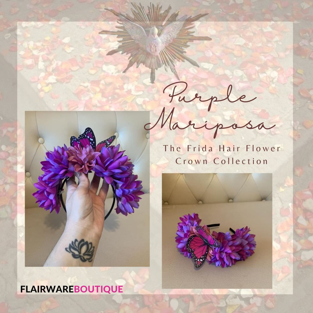 Frida Hair Flower Crown Collection - Flairware Boutique