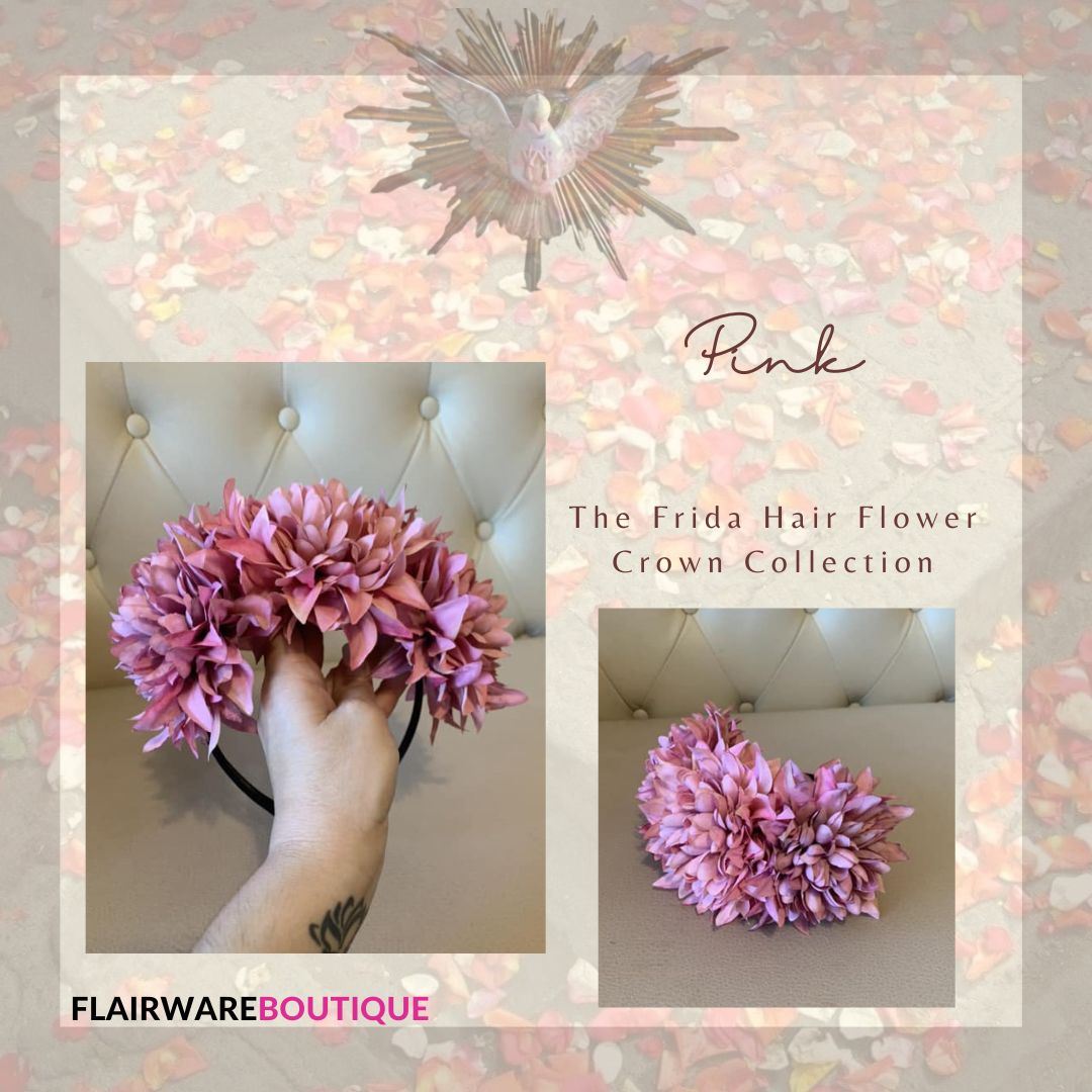 Frida Hair Flower Crown Collection - Flairware Boutique