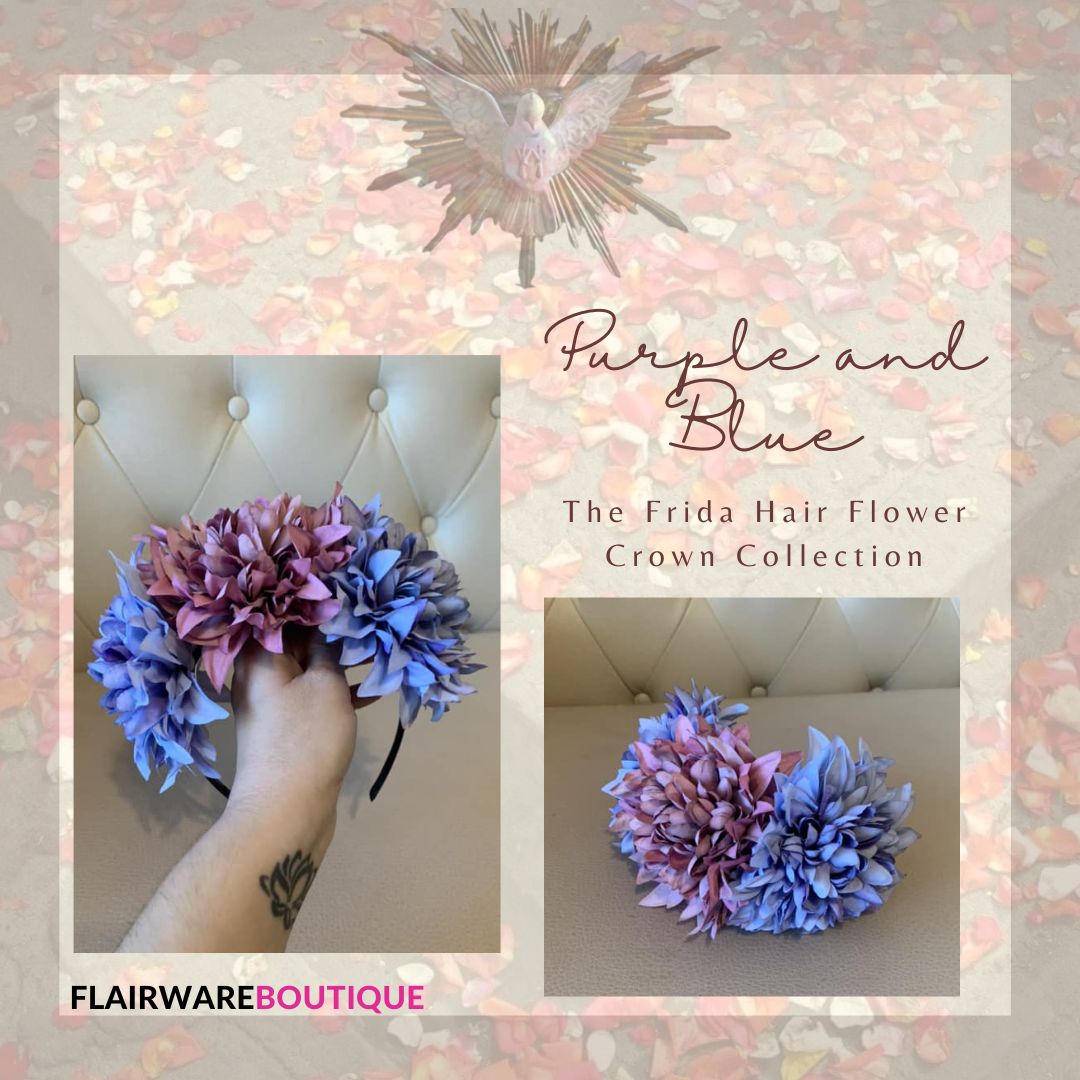 Frida Hair Flower Crown Collection - Flairware Boutique